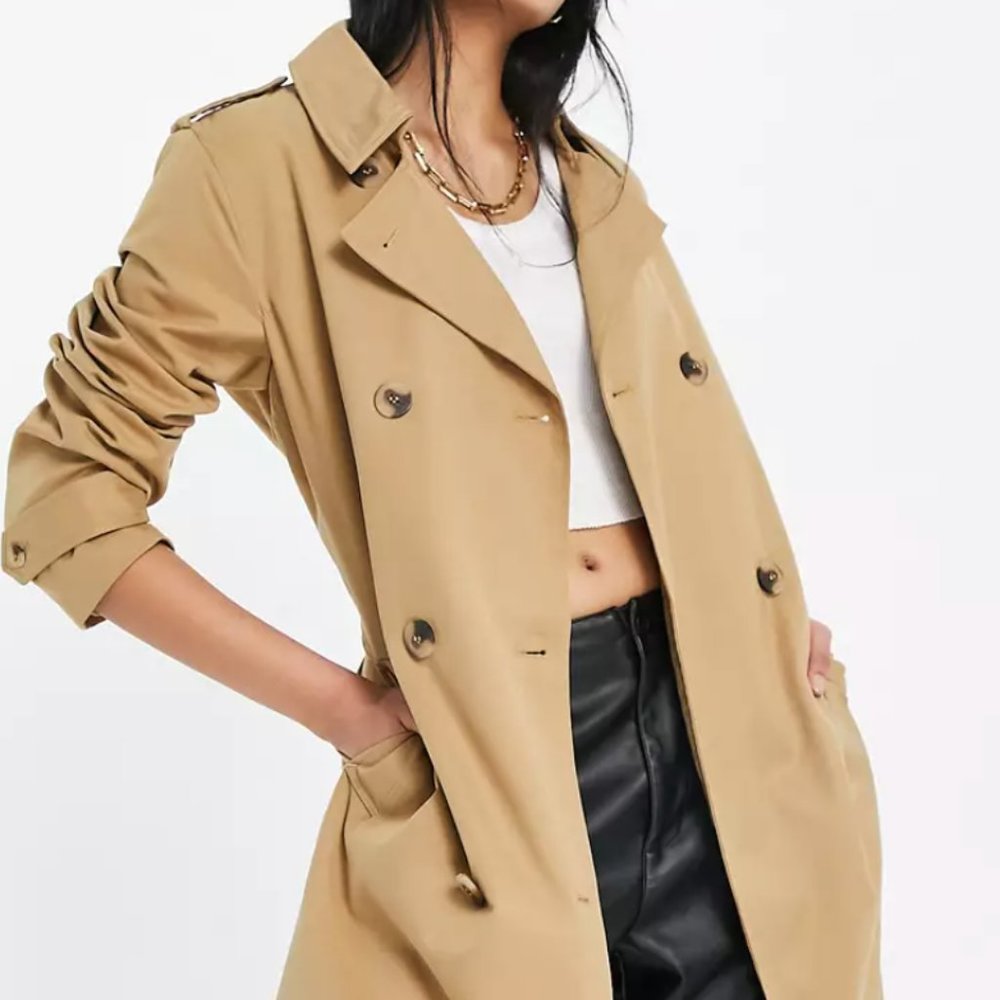 Top Shop Women's Trench Coat